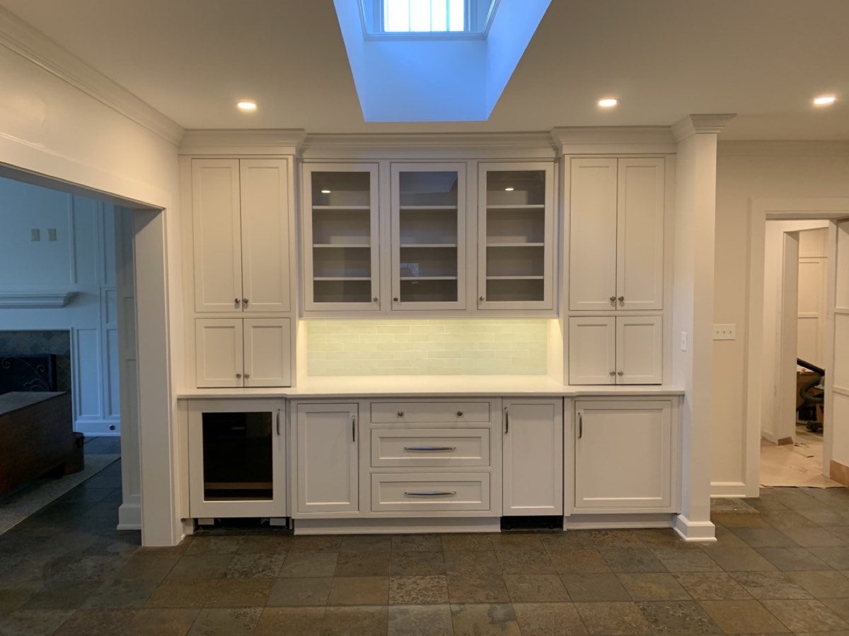 Custom built-in kitchen storage and cabinetry